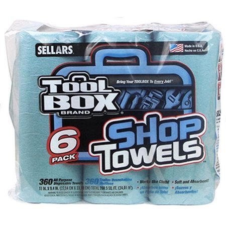 Sellars Sellars 5441602 Blue Shop Towel 165029